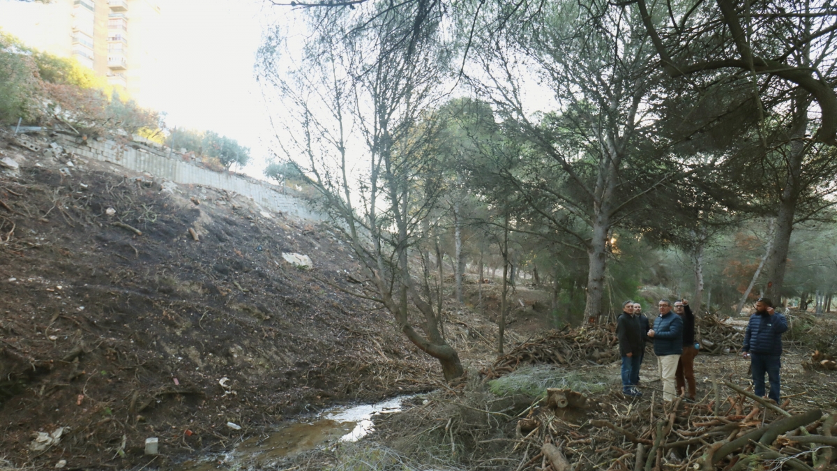 Benidorm completa tareas de desbroce y 'gana' 3,5 km de senderos de Xixo en El Moralet
