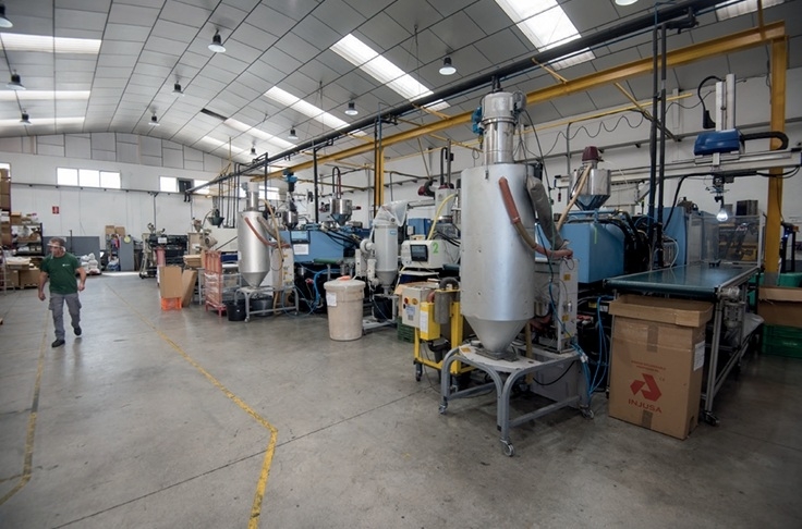Instalaciones de la fábrica EcoTermoplástico, en Ibi.