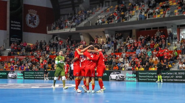 El Jimbee Cartagena busca su tercera Supercopa seguida iniciando con la semifinal ante Peñíscola