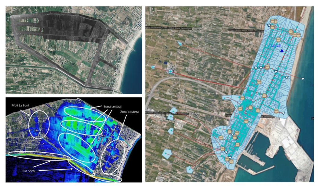 Castelló y Facsa impulsan una herramienta que detecta las zonas con mayor riesgo de inundación y propone medidas correctoras