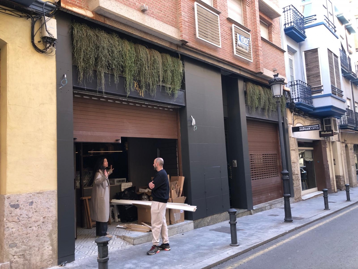 El futuro espacio de Masqui en el Centro de Alicante.