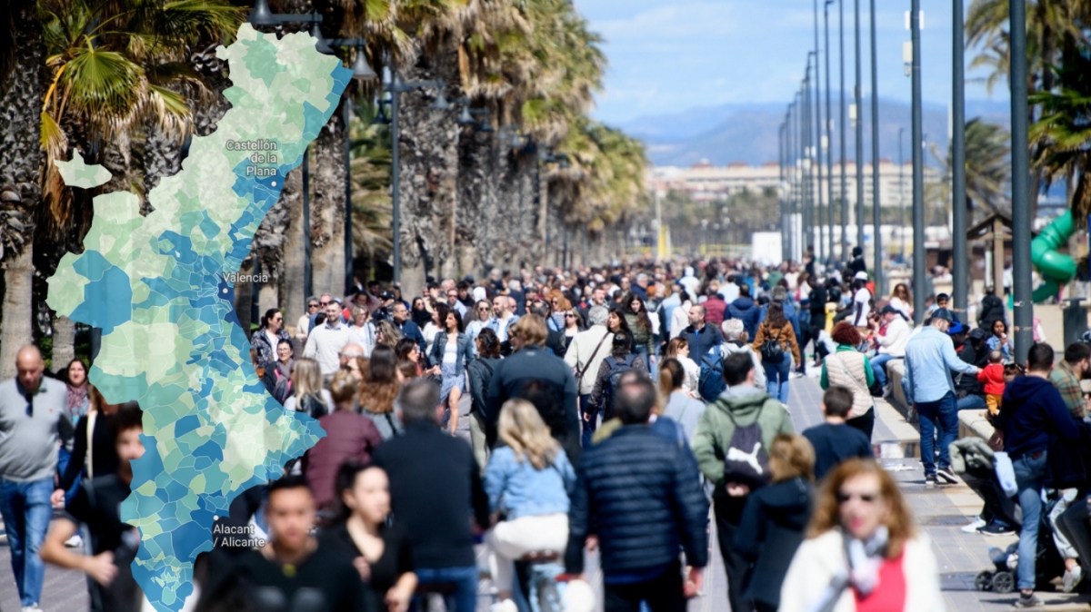 ¿Qué municipios han ganado o perdido población? La Comunitat supera en 2025 el millón de residentes extranjeros 
