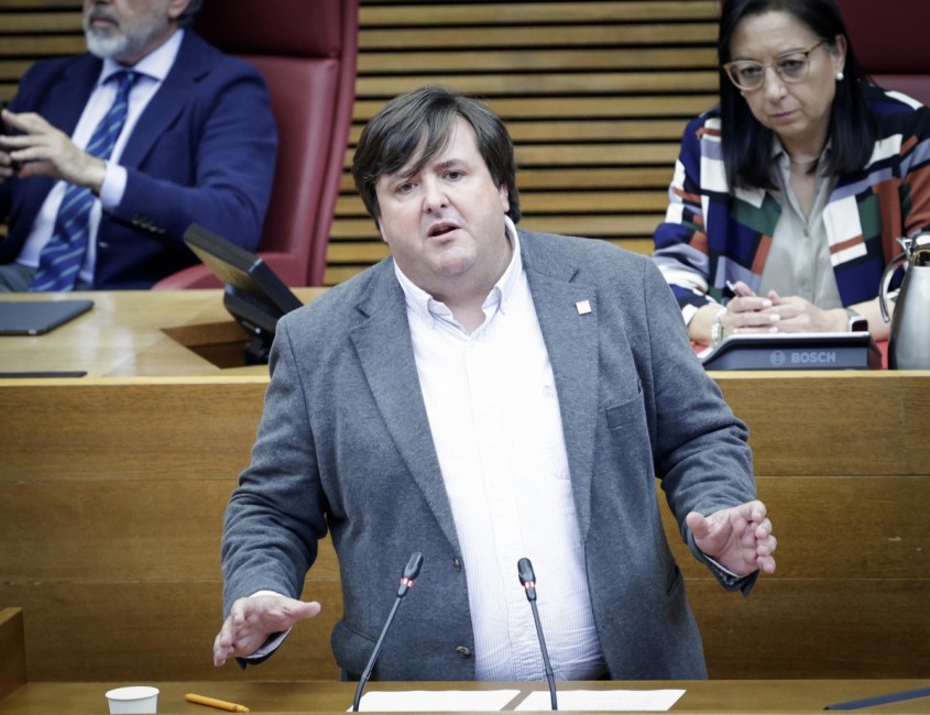 Vicent Granel, diputado en Les Corts por Compromís.  - 