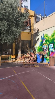 Compromís avisa que la falta de mantenimiento del CEIP Teodoro Llorente compromete la seguridad del alumnado
