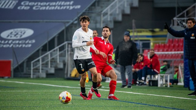 Derrota del VCF Mestalla en la visita al Terrassa FC 