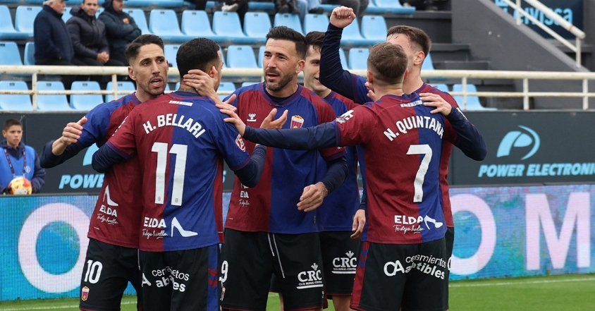 Cedidos Valencia CF: Un gol de Hamza Bellari brinda el triunfo al Eldense
