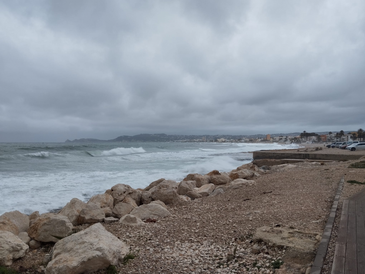 Las lluvias del domingo dejan acumulados que superan los 150 mm en La Safor y el interior de la Marina Alta 