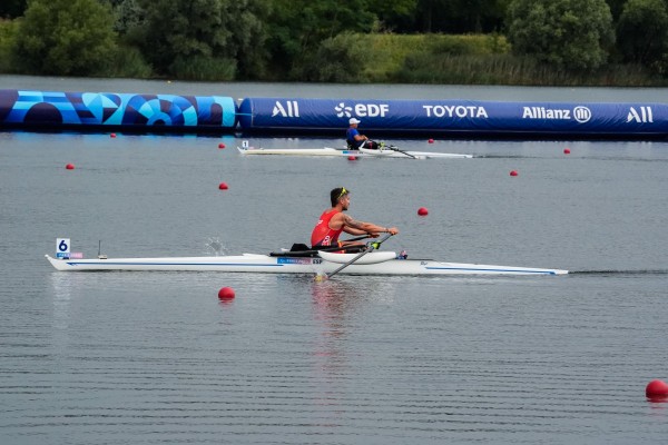 Javier García acaba segundo en la Final B de scull y logra diploma paralímpico en Paris 2024