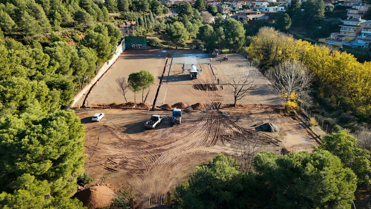 Onda avanza en las obras de la MICO Gaming Zone con la ejecución de las nuevas pistas deportivas