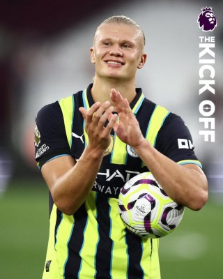 Otro 'hat-trick' de Haaland para el Manchester City en casa del West Ham