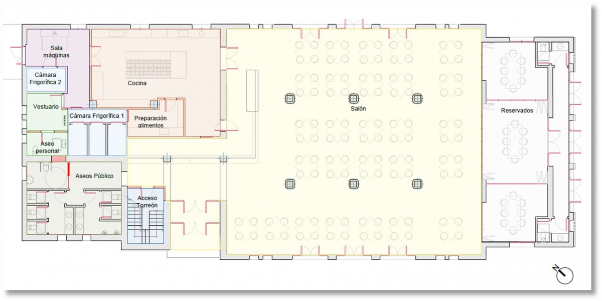 El proyecto contempla la redistribución del interior y la utilización de la cubierta para el ocio.