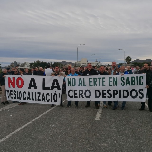 El comité de empresa de Sabic se reúne con el Gobierno regional ante la amenaza de cierre en Cartagena