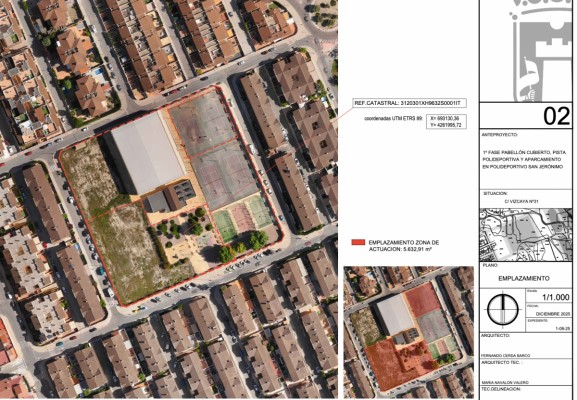 Petrer licita la primera fase del pabellón cubierto y la pista polideportiva de San Jerónimo por 1,6 millones