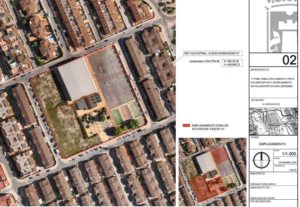 Petrer licita la primera fase del pabellón cubierto y la pista polideportiva de San Jerónimo por 1,6 millones