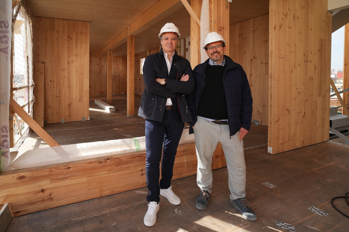 Edificio en madera de Zubi Cities.