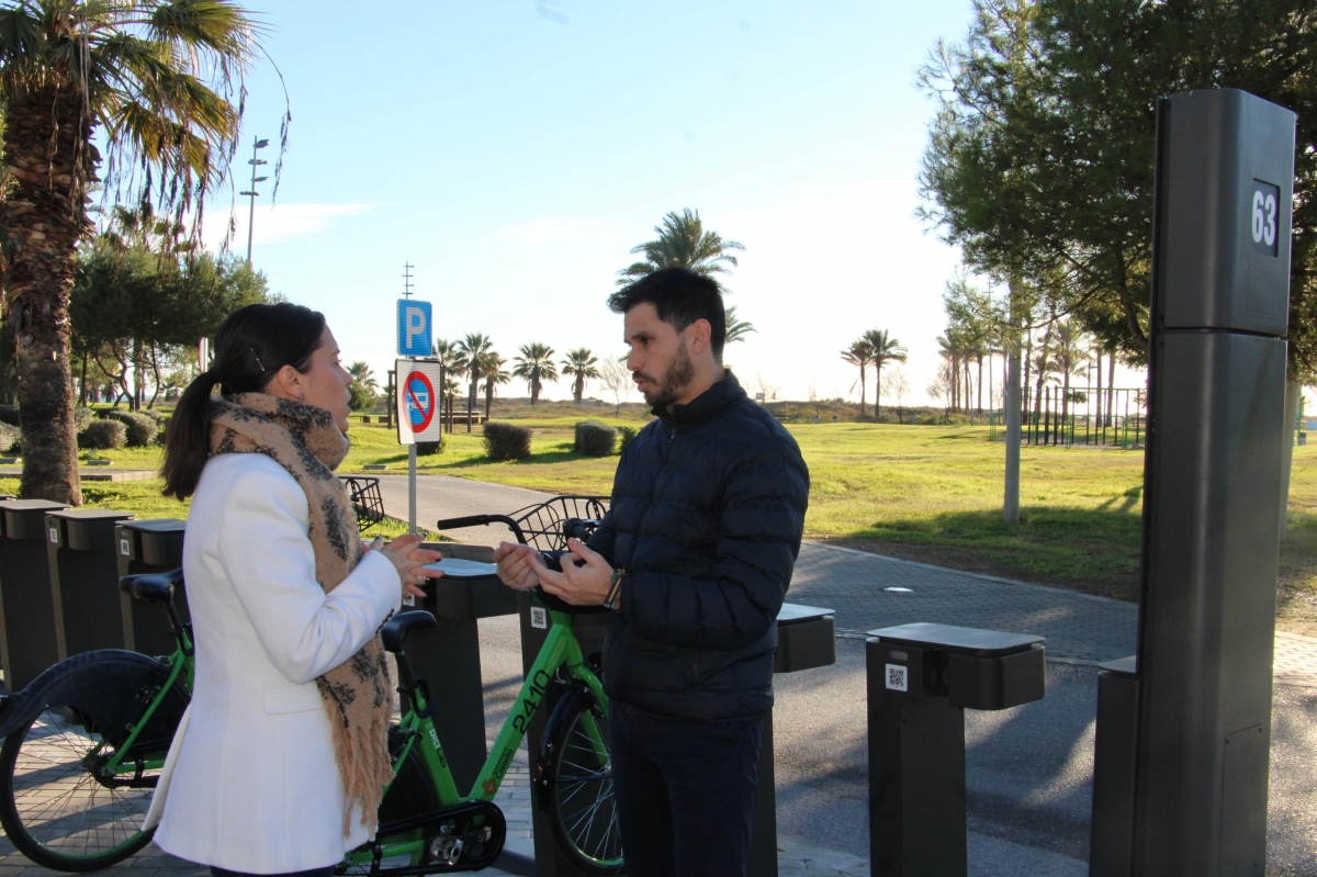Castelló instala una nueva base de Bicicas en el Grau y alcanza las 63 para los más de 6.700 usuarios