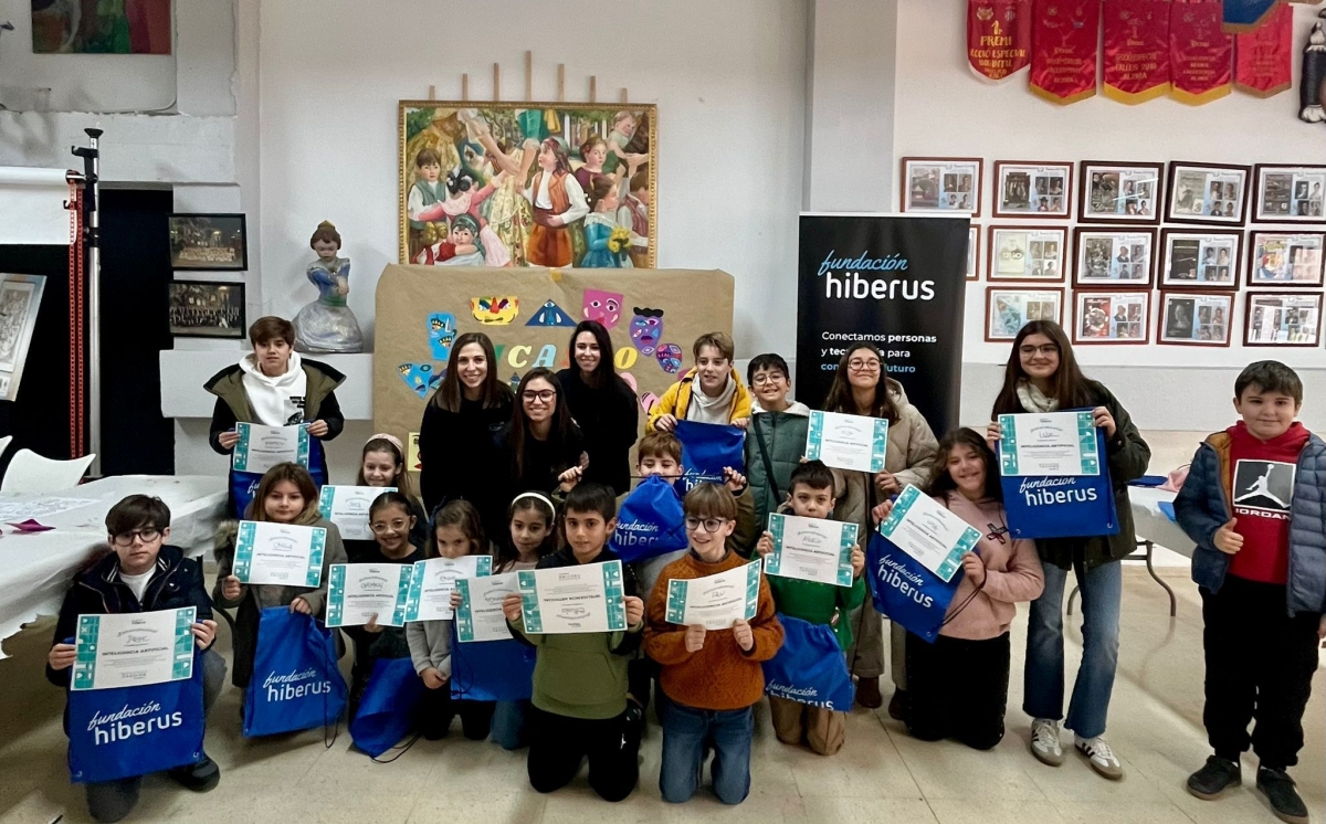 Fundación hiberus arranca ‘Menudos techies tour’ a nivel nacional en Alzira, de la mano de la Falla Plaça Major