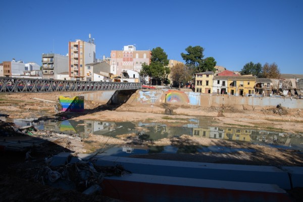 Grupo Bertolín ejecutará por 2,2 millones y durante un año el muro sobre el barranco del Poyo en Picanya