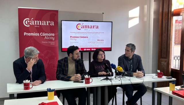 Convocados los Premios Cámara Alcoy: reconocen a la industria, comercio y servicios, trayectoria e internacionalización