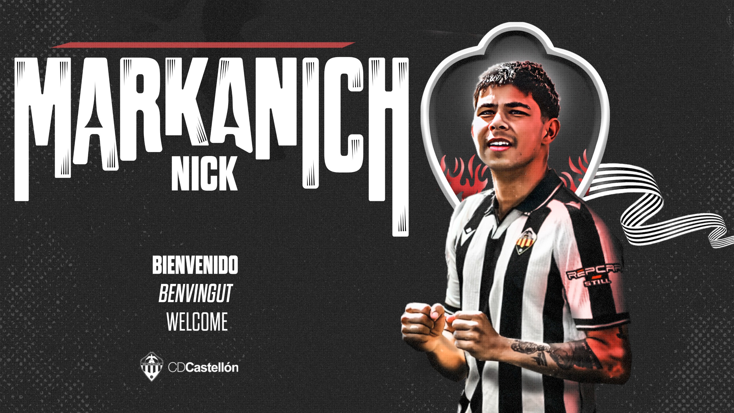 El Castellón ficha al delantero estadounidense Nick Markanich y lo cede hasta enero 