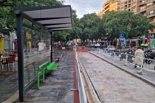 La obra del bucle central del Tram de Castelló 'echa a rodar': la primera fase apunta a estar para Magdalena