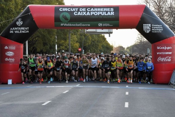El Circuit de carreres Caixa Popular Ciutat de València arranca con la XXVII Carrera Popular Galápagos 3F