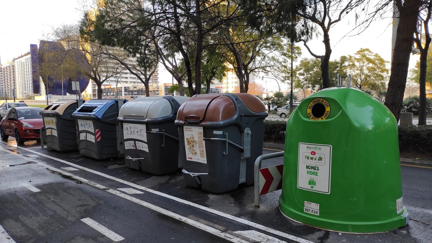 La separación de residuos aumenta en la ciudad de València un 2,1% en Navidad