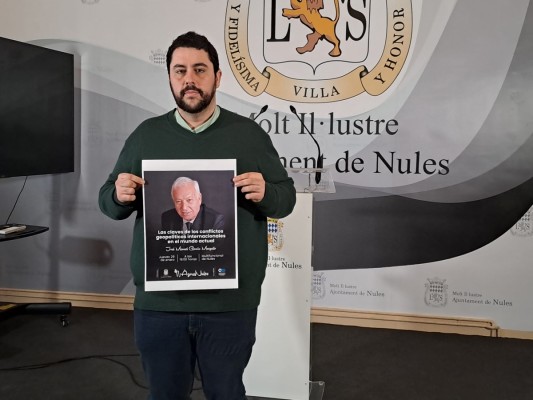Nules rebrà al ex ministre García-Margallo en la inauguració del cicle local de conferències 'Àgora'