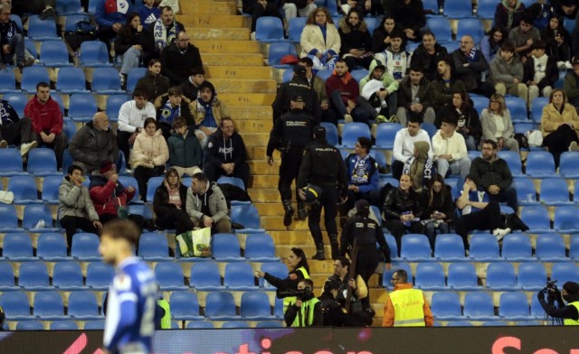 El Hércules CF recurre el cierre parcial del Rico Pérez y abre expediente a los aficionados identificados por la Policía