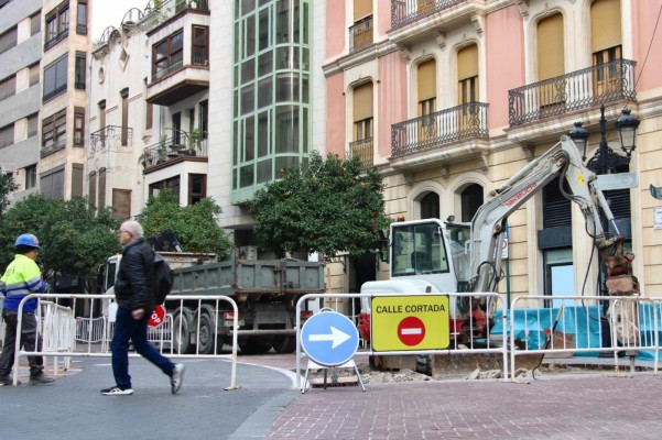 La obra del bucle central del Tram: Castelló abre a los residentes Gasset, Alloza, Luis Vives y Temprado