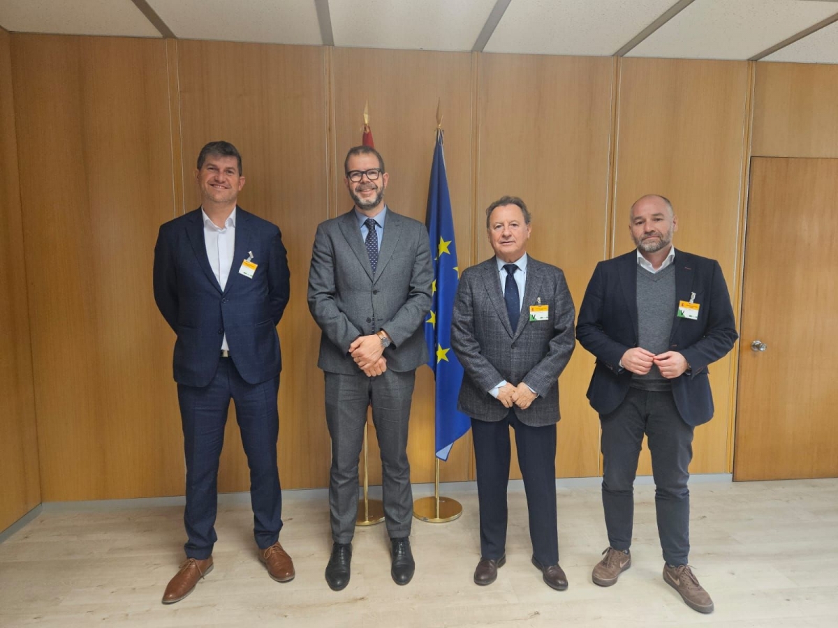 El secretario de Estado de Industria con los representantes de Ascer