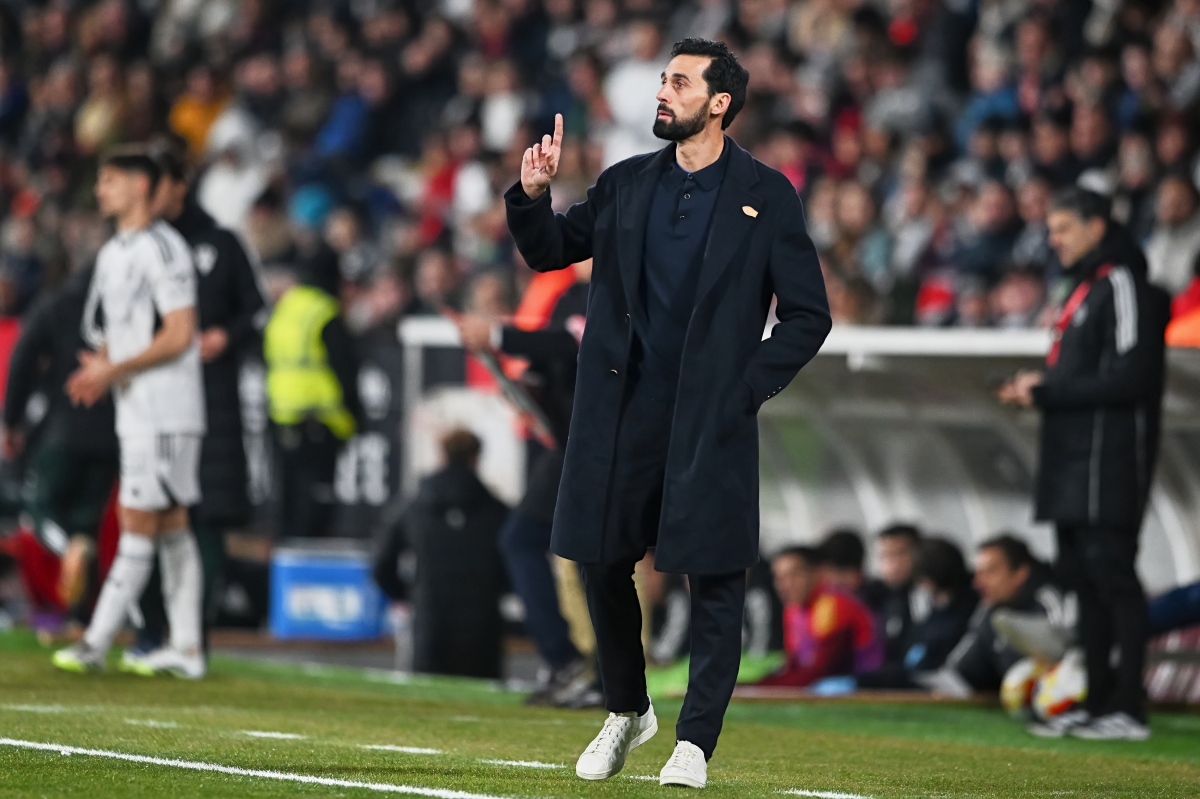 Álvaro Arbeloa, entrenador del Real Madrid que debutaba como tal este miércoles