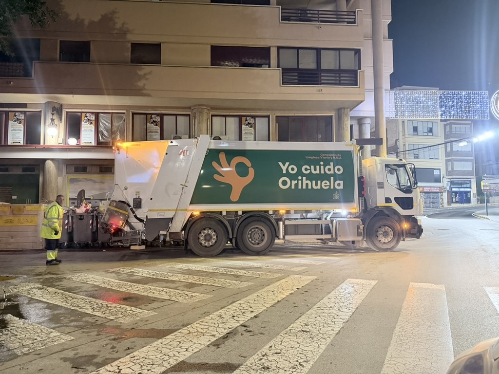 El consumo de vehículos de RSU en Orihuela: 762.000 litros de combustible al año y 1,3 millones