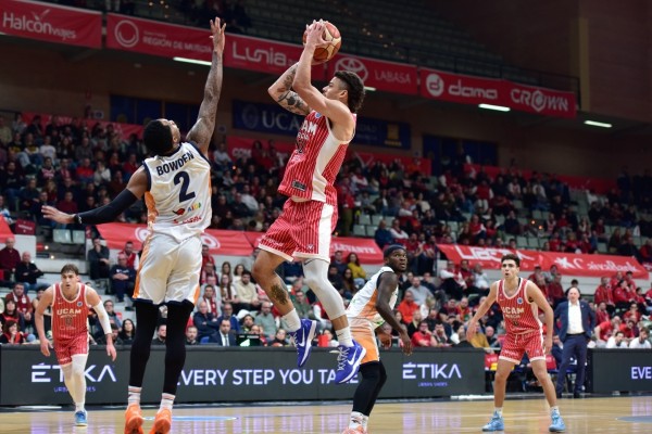 El UCAM Murcia CB recibe al Casademont Zaragoza en busca de batir su tope en una primera vuelta
