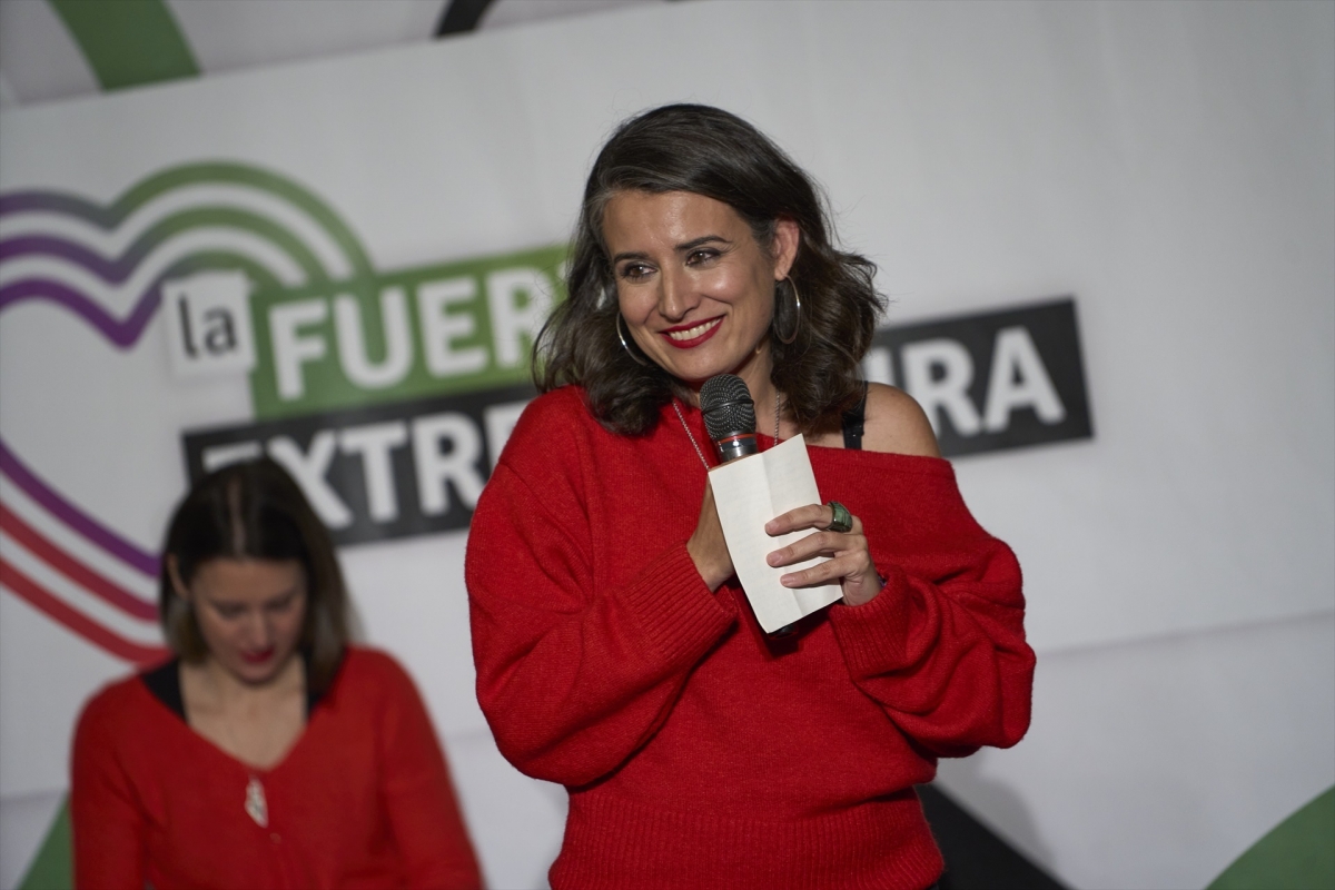 Irene de Miguel, líder de Podemos en Extremadura, visitará Murcia para reivindicar la 