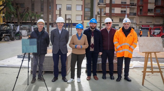 Onda entra en una fase clave de la reforma de la plaza España con la impermeabilización del subsuelo