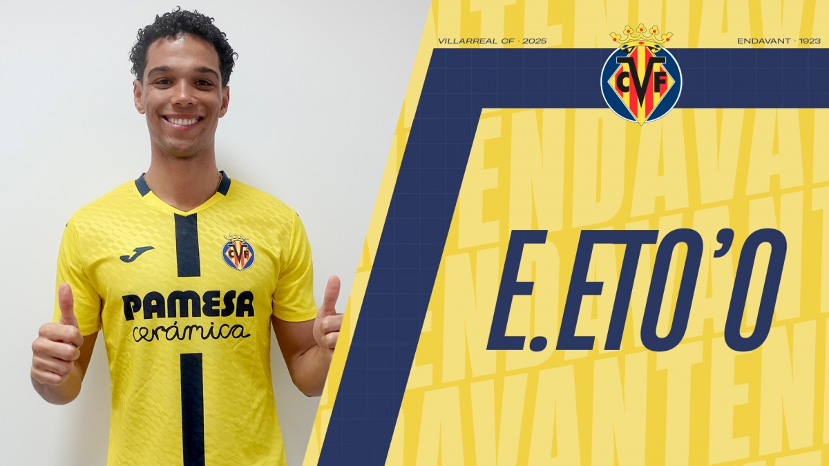 El Villarreal incorpora a Etiene Eto’o para su equipo filial y renueva a Albert García