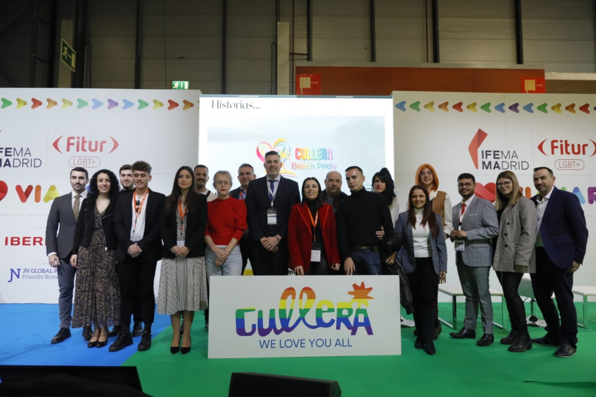 La marca turística de Cullera en una edición de Fitur.