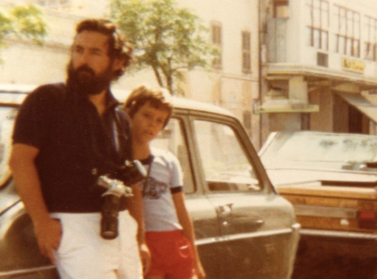 Alberto Sanchis junto a su hijo, Pablo Sanchis