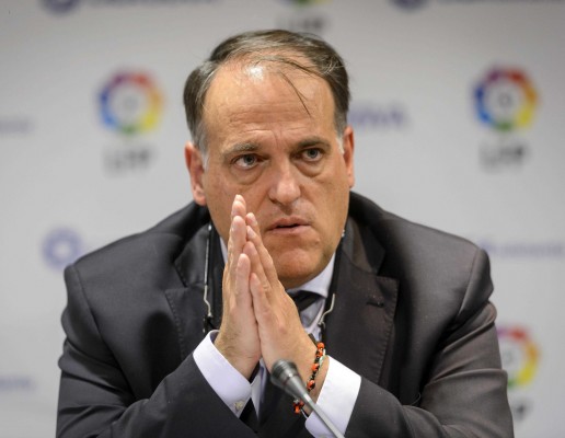 Javier Tebas: “No estar en la Champions afectará al Valencia en la reestricción salarial de la plantilla”