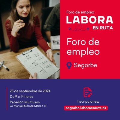 El foro Labora en ruta llega en septiembre a Segorbe para ayudar a encontrar empleo 