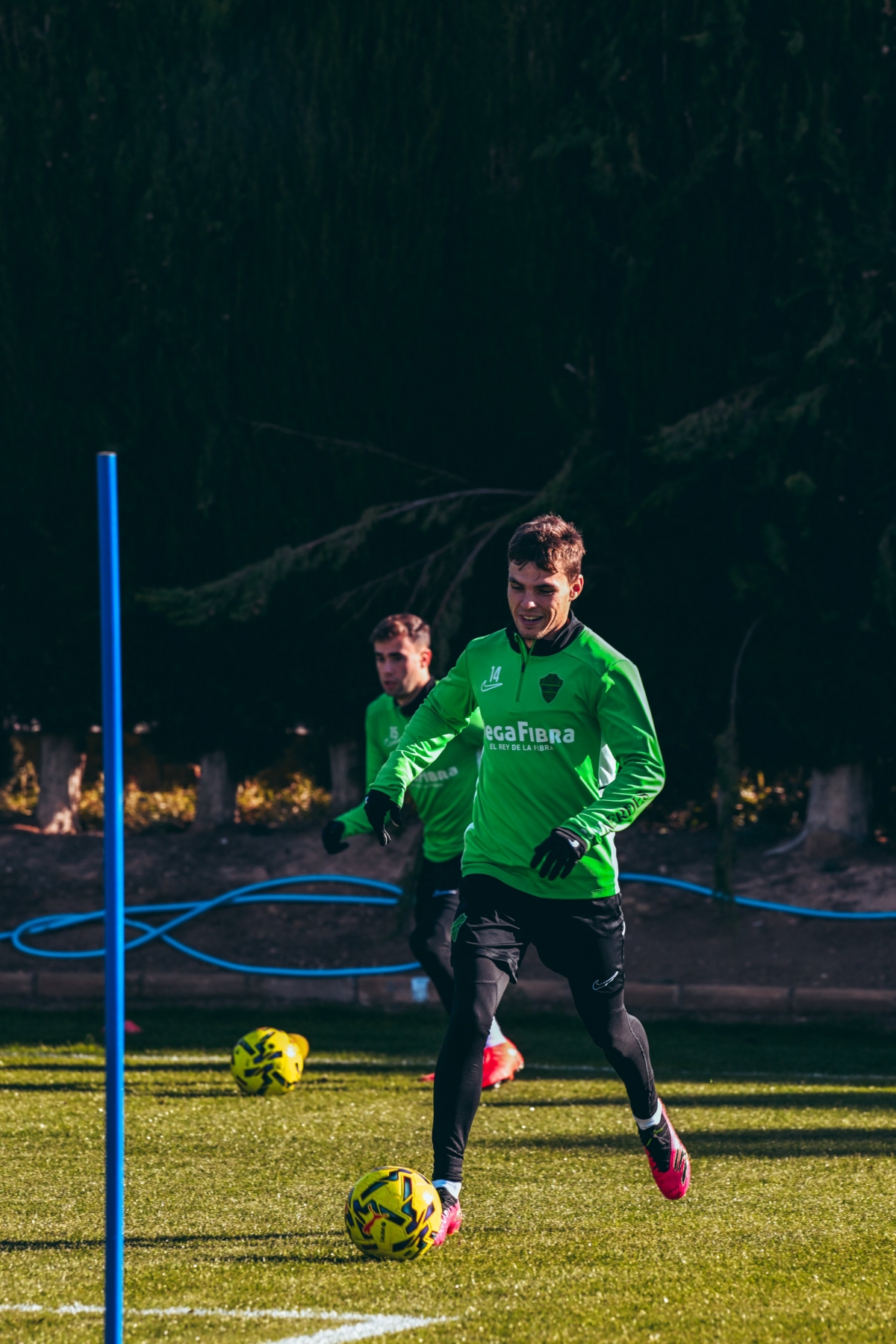 Aleix Febas en un entrenamiento