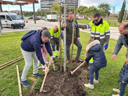 Churra cuenta con un nuevo bosque urbano con más de 140 árboles