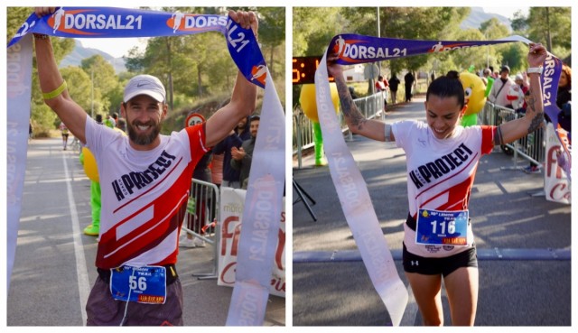 Los atletas Christie Dale Hurren y Mónica Prieto ganan la X Lemon Trail de Santomera