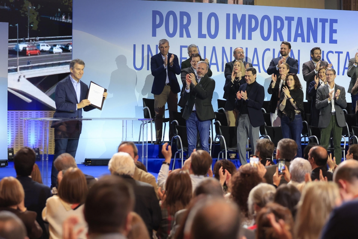 Los barones del PP firman una declaración con una propuesta de financiación autonómica