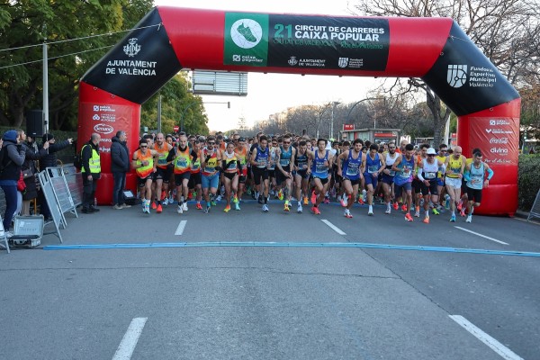 Record de participación en el debut del XXI Circuit de Carreres Caixa Popular Ciutat de Valencia