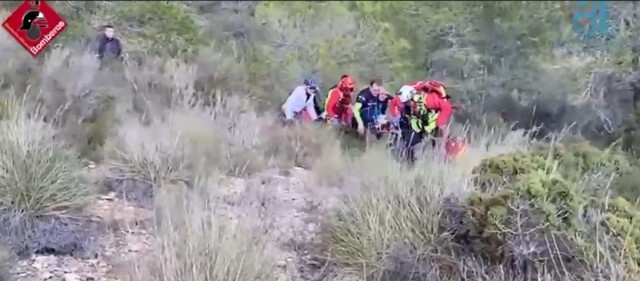 Rescatado un ciclista de 52 años con parada cardiorrespiratoria en Tibi
