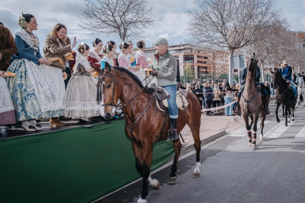 Procesión, bendición o reparto de 'rotllets': Castelló celebra Sant Antoni con cambio de recorrido