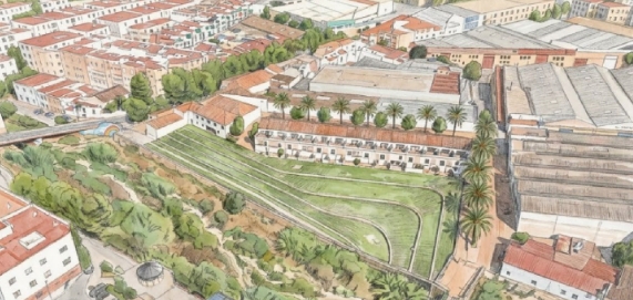 Simulación del proyecto en la Almassereta de Picanya. 