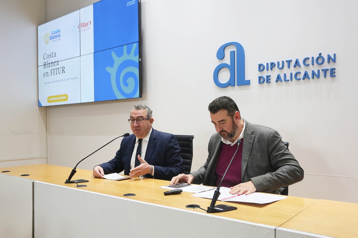 Costa Blanca ultima su desembarco en FITUR como destino líder en diversidad e innovación